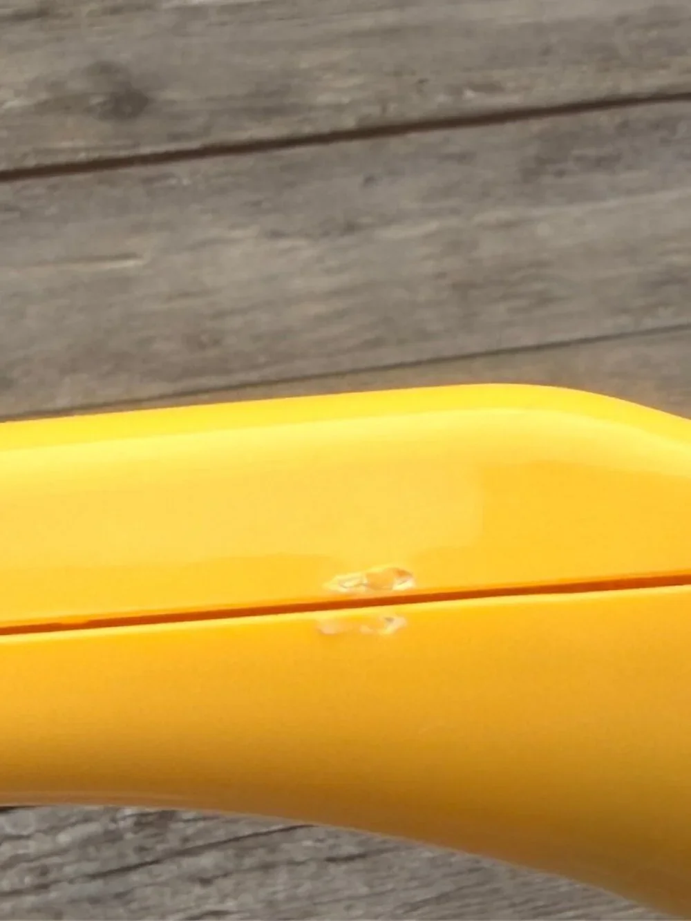 None vintage yellow